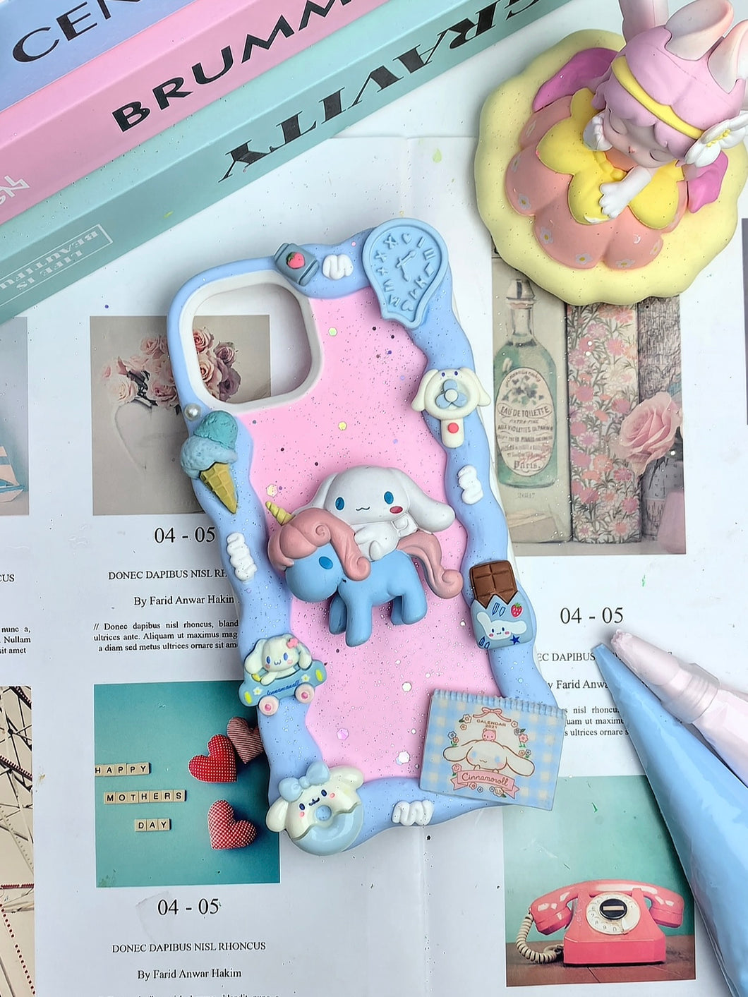 Sanrio Cinnamonroll Cinnamoroll Decoden Phone Cases For Any Phone Model