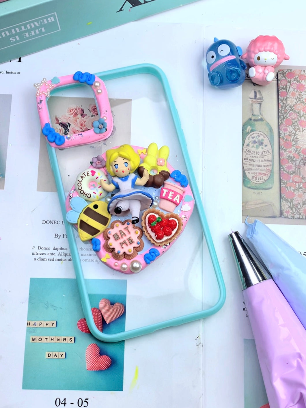 Alice in Wonderland Decoden Phone Cases For Any Phone Model