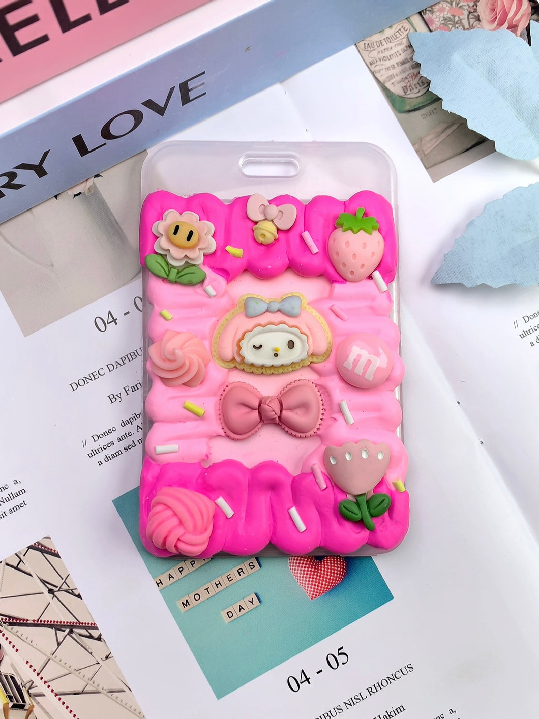 Sanrio Mymelody Decoden Card Sleeve