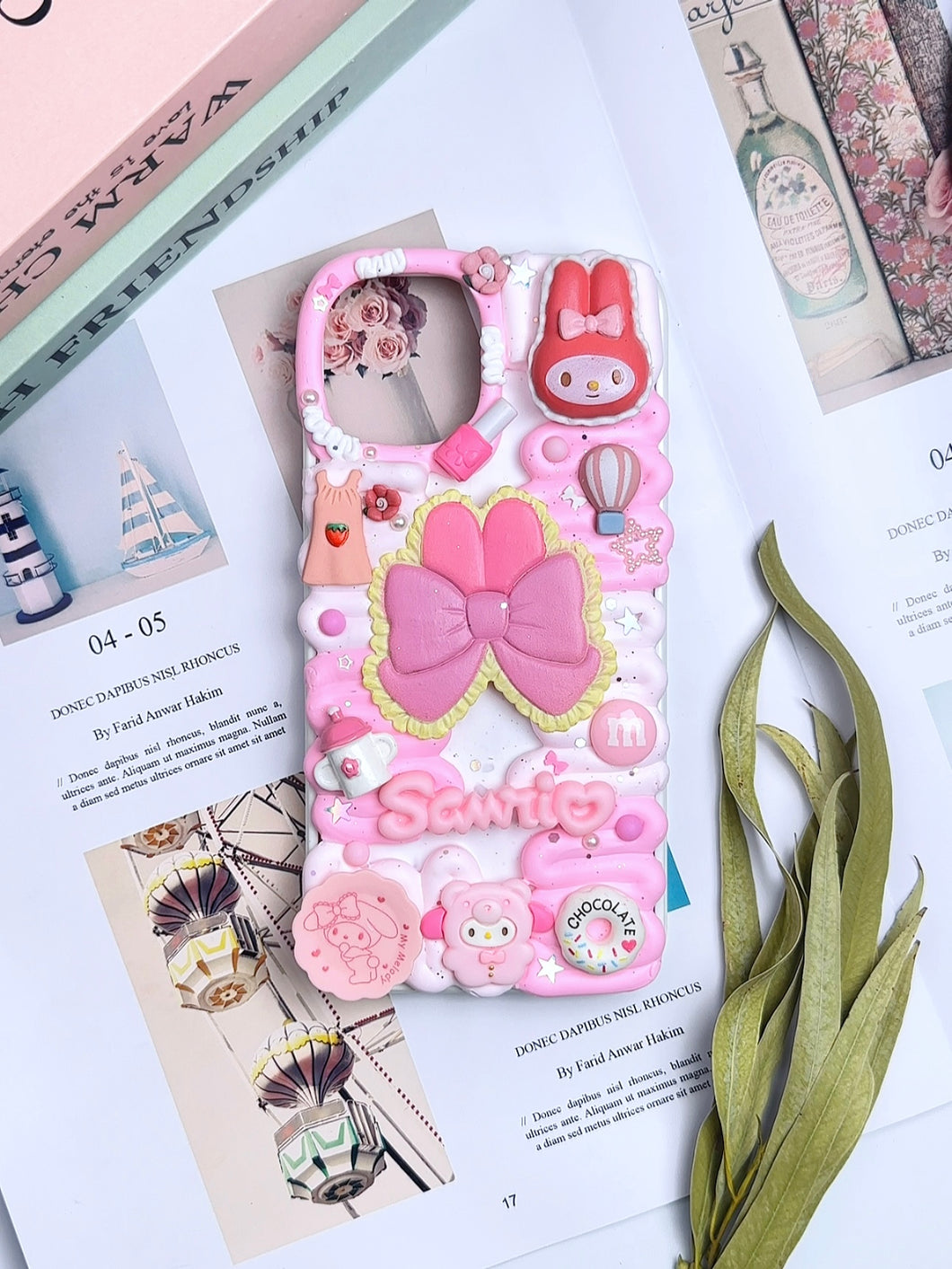 Sanrio Mymelody Decoden Phone Cases For Any Phone Model