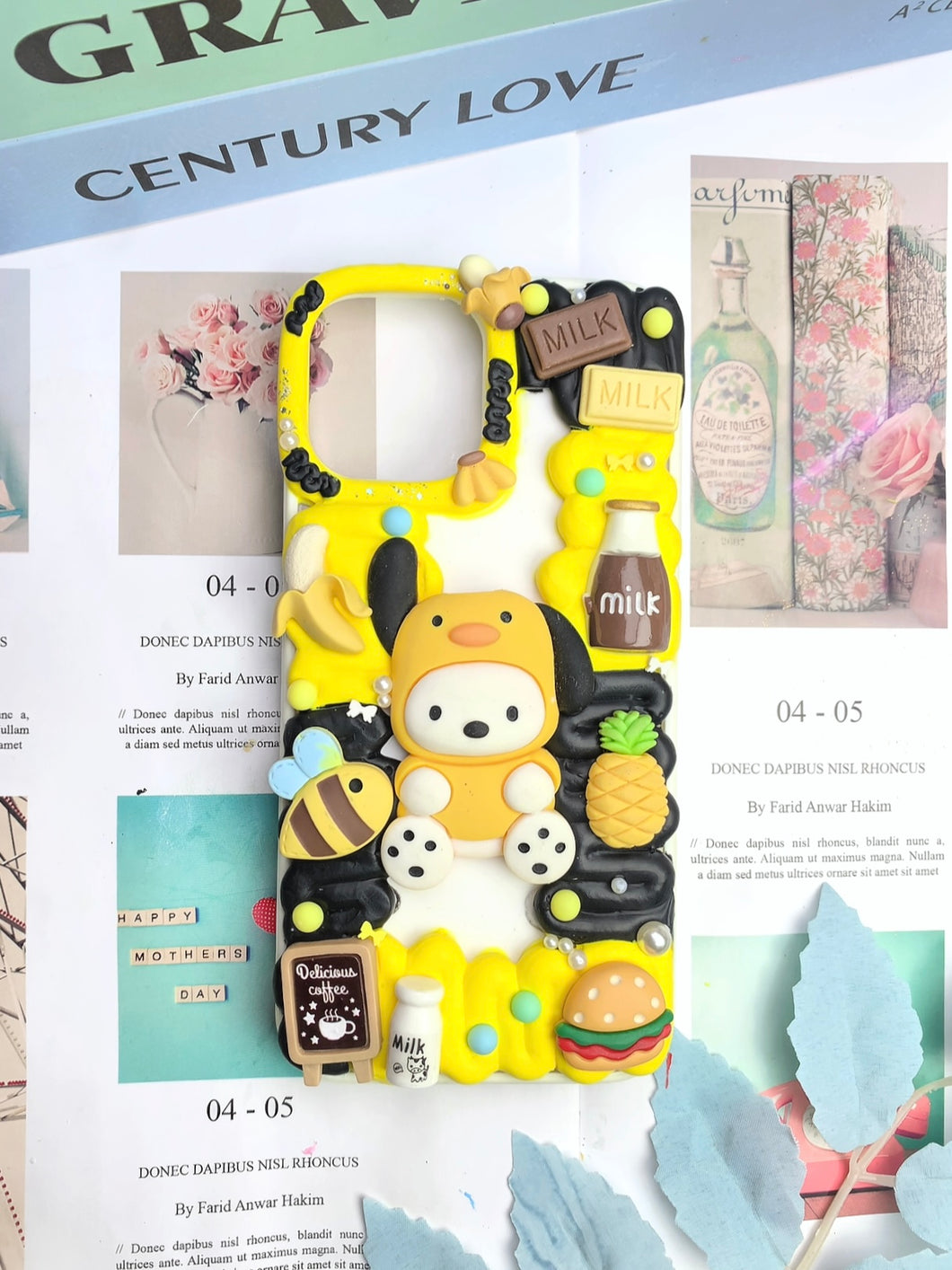 Sanrio Pochacco Decoden Phone Cases For Any Phone Model