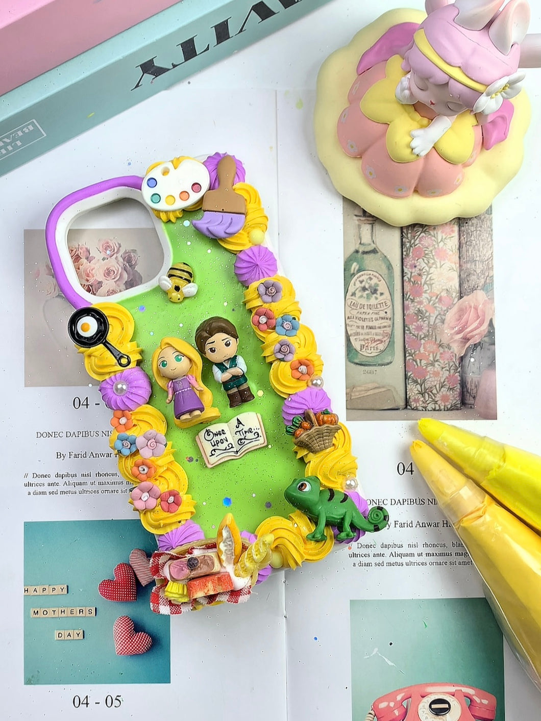 Princess Rapunzel Decoden Phone Case For Any Phone Model