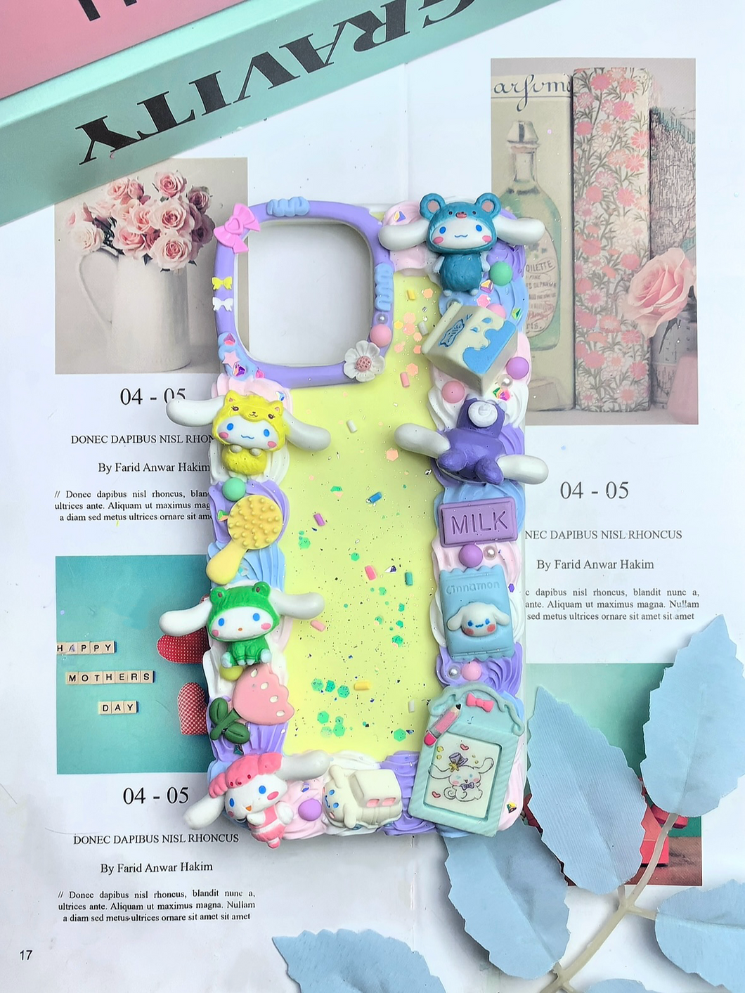 Sanrio Cinnamonroll Decoden Phone Cases For Any Phone Model