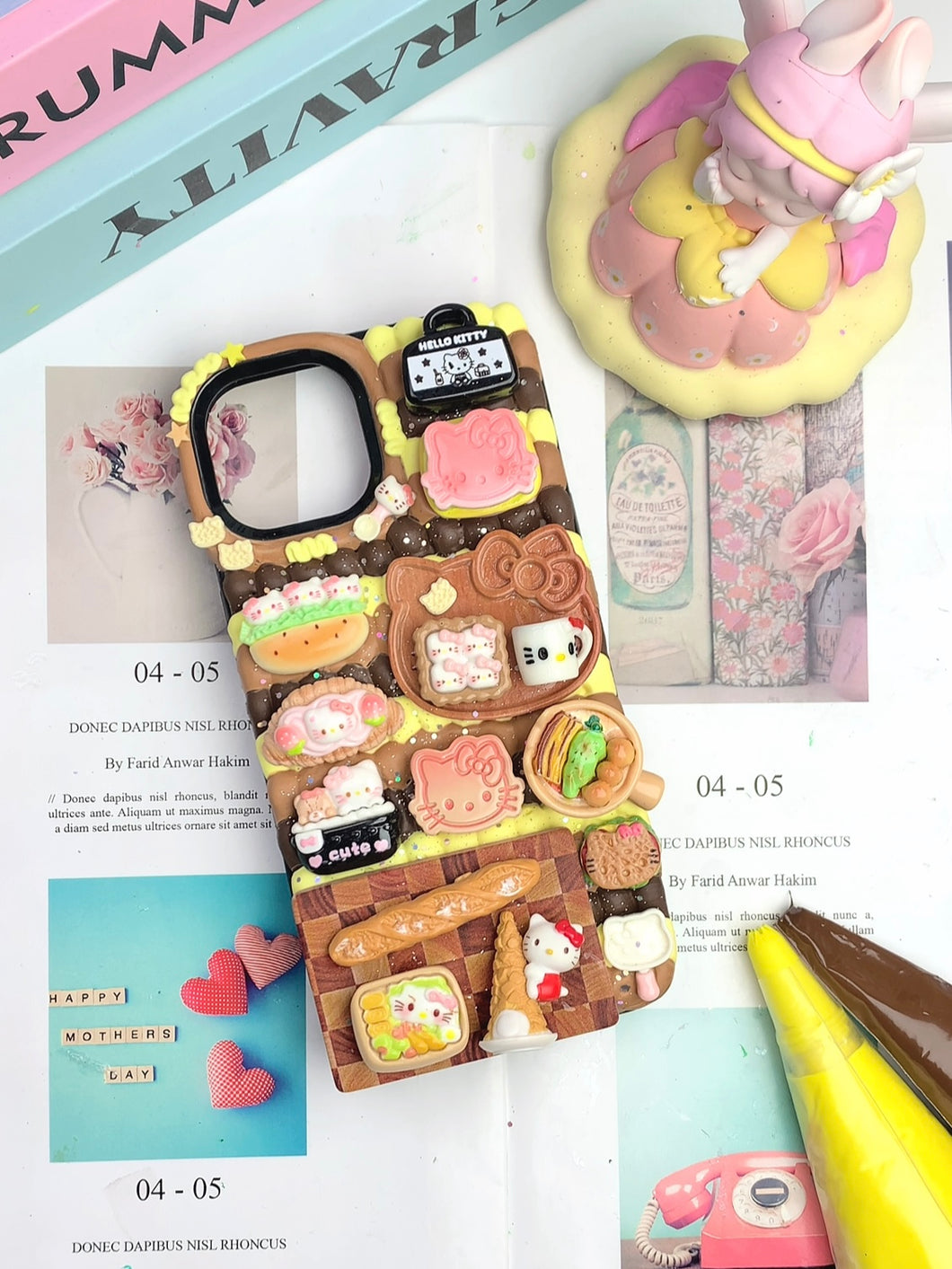 Sanrio Hello Kitty Decoden Phone Case For Any Phone Model