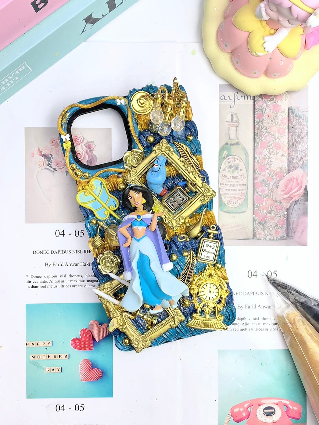 Princess Jasmine Aladdin Decoden Phone Case For Any Phone Model