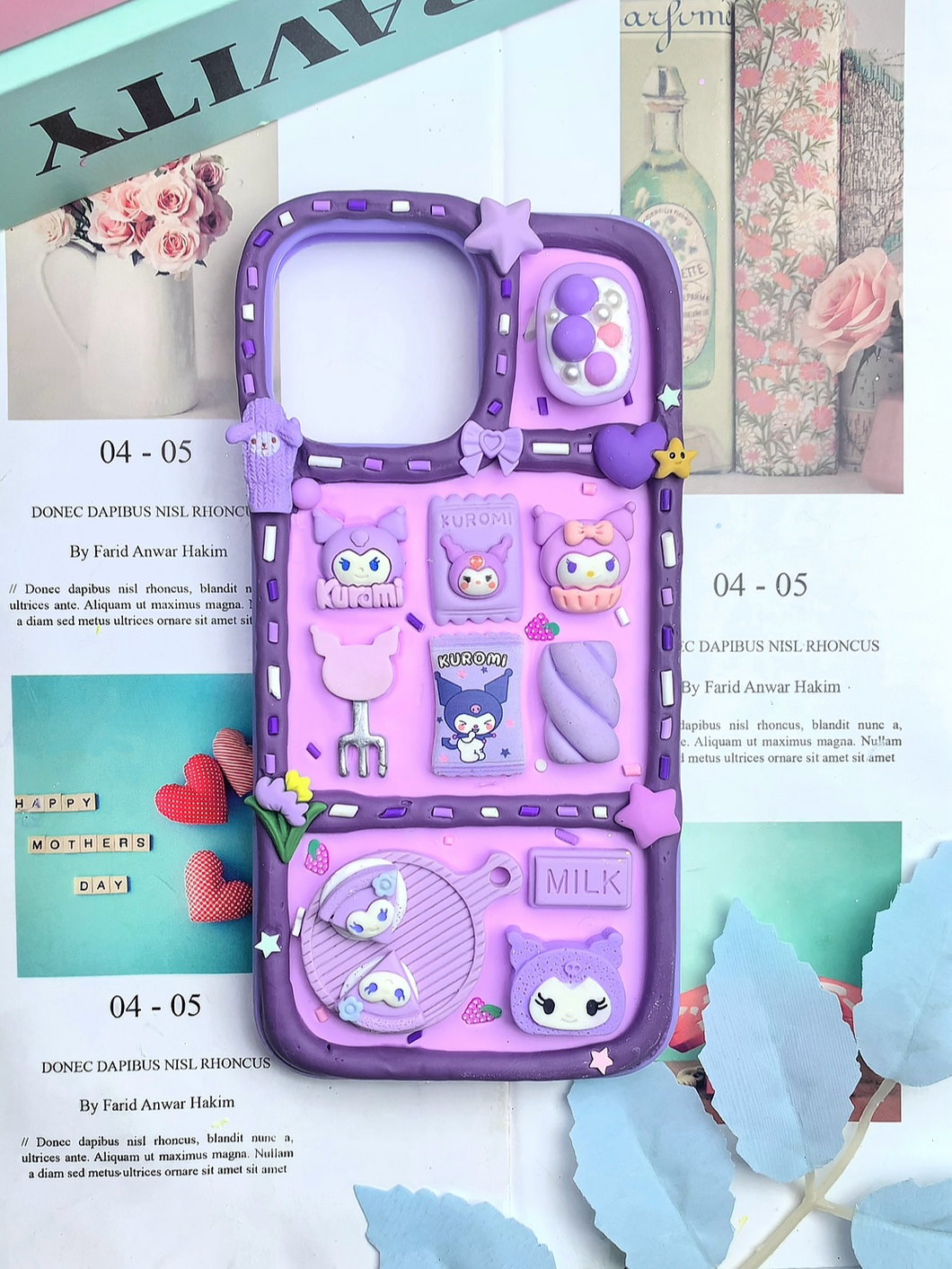 Sanrio Kuromi Decoden Phone Cases For Any Phone Model