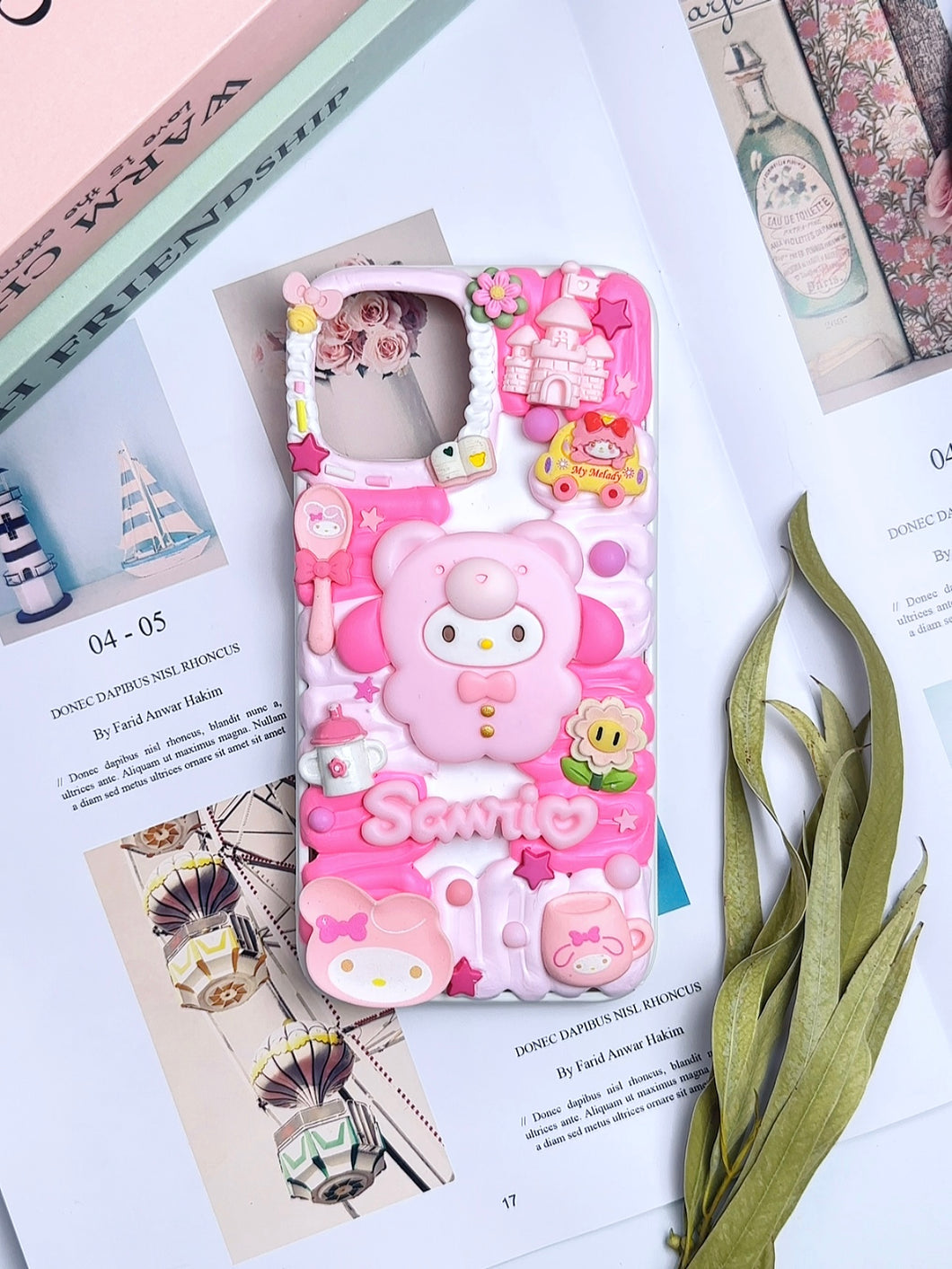 Sanrio Mymelody Decoden Phone Cases For Any Phone Model