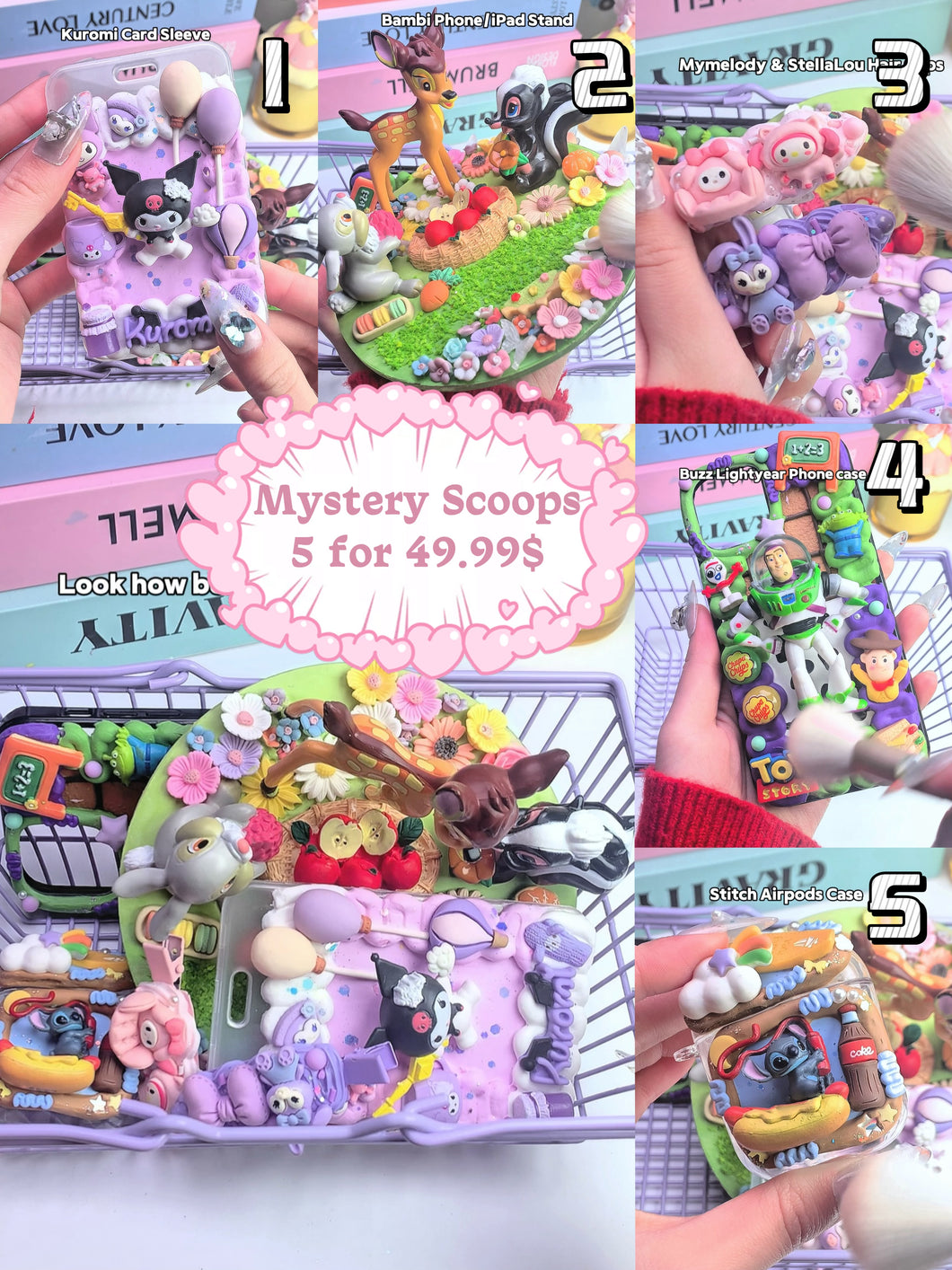 Mystery Scoops（can wish color or character)