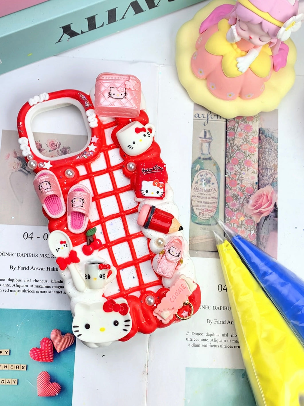 Sanrio Hello Kitty Decoden Phone Case For Any Phone Model