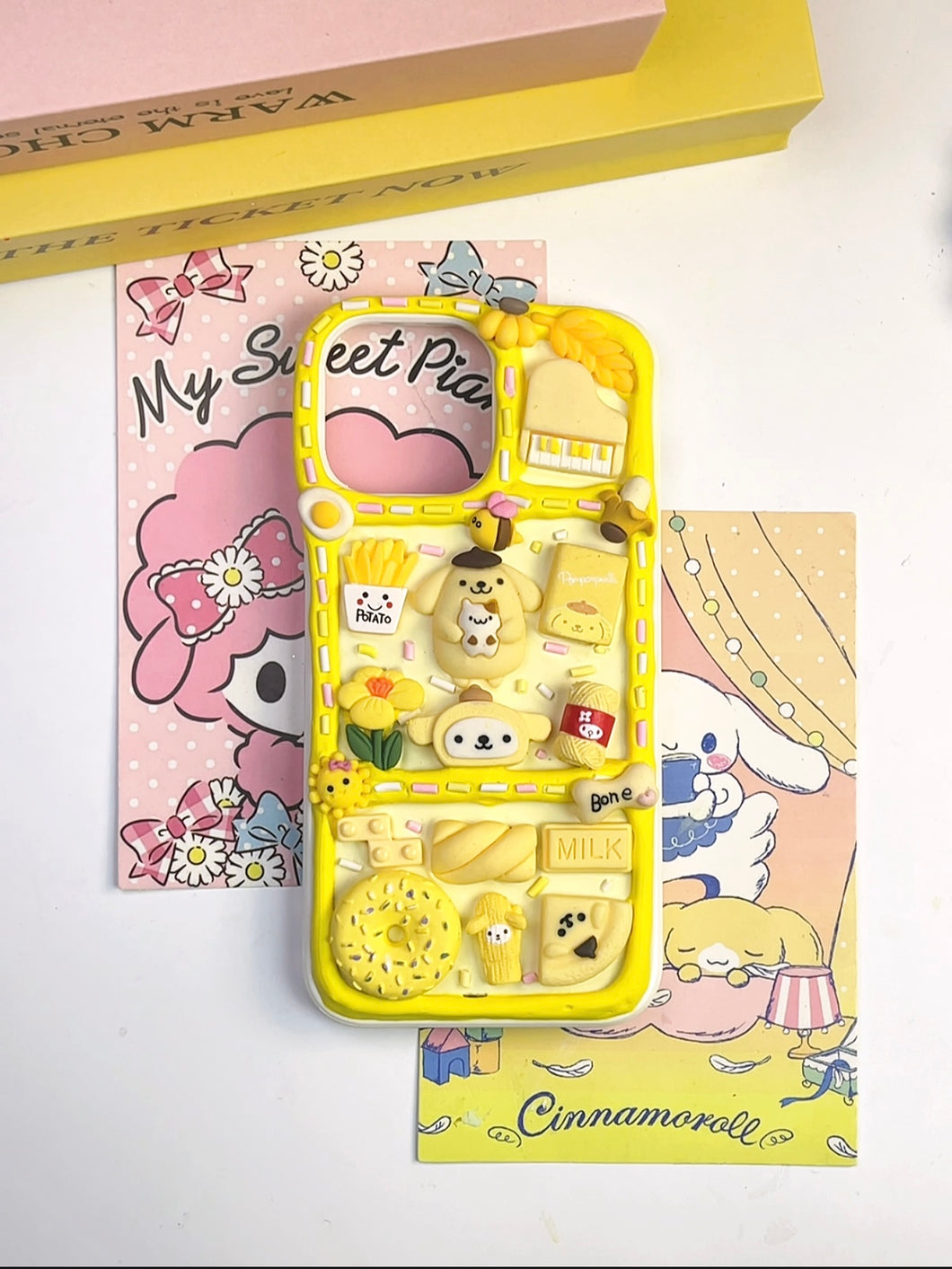 Sanrio Pompompurin Decoden Phone Cases For Any Phone Model