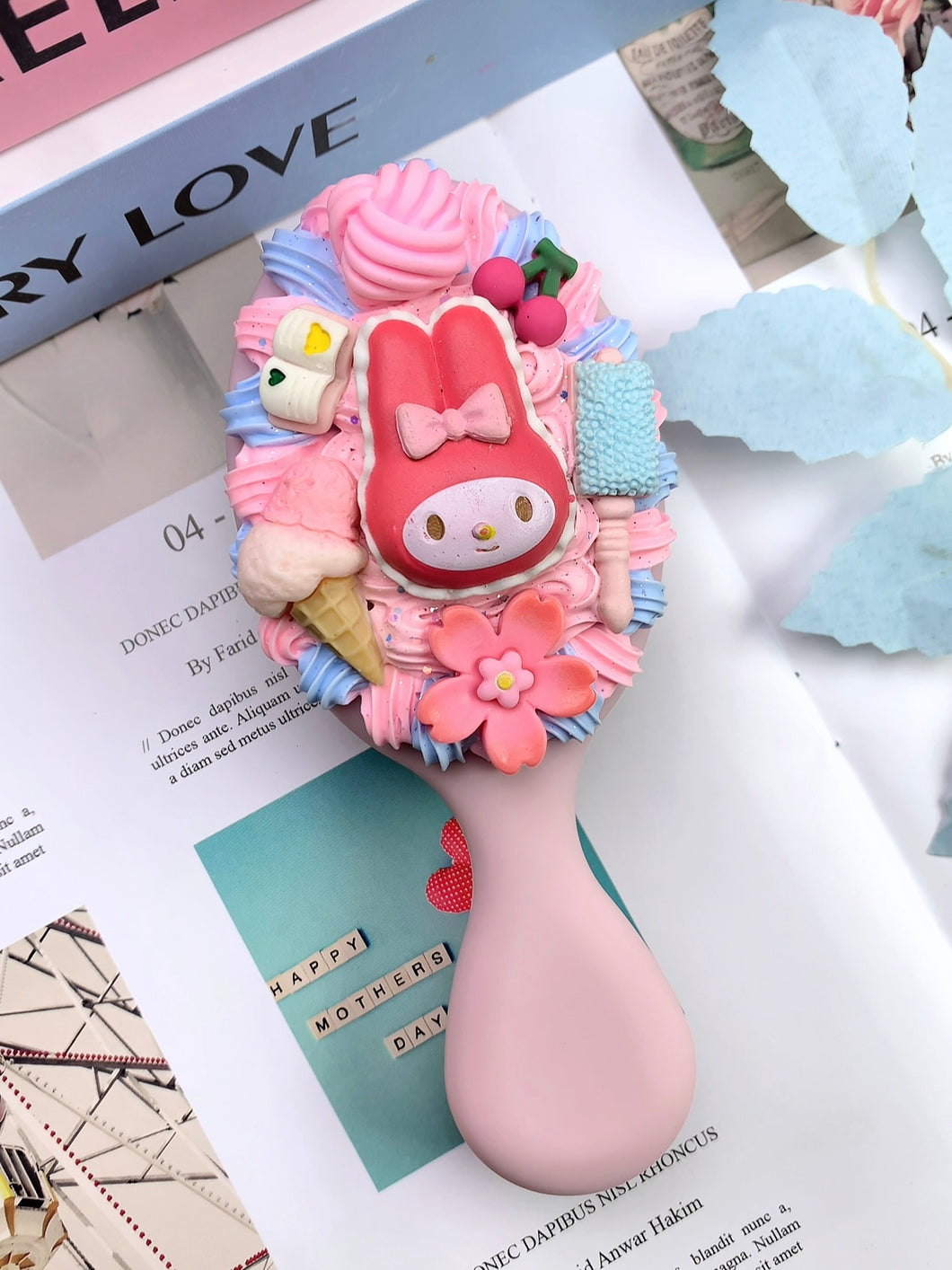 Sanrio Mymelody Decoden Hair Brush Comb