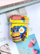 Load image into Gallery viewer, Humburger Stitch Decoden Earbud Case AirPods Case For Any Model
