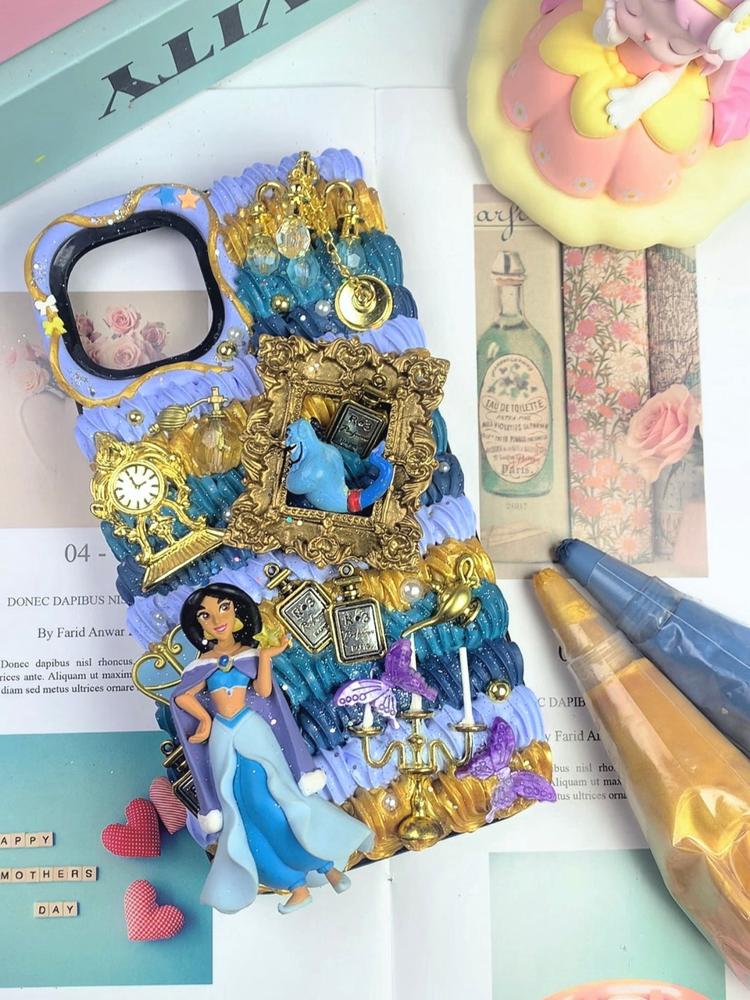 Princess Jasmine Aladdin Decoden Phone Case For Any Phone Model