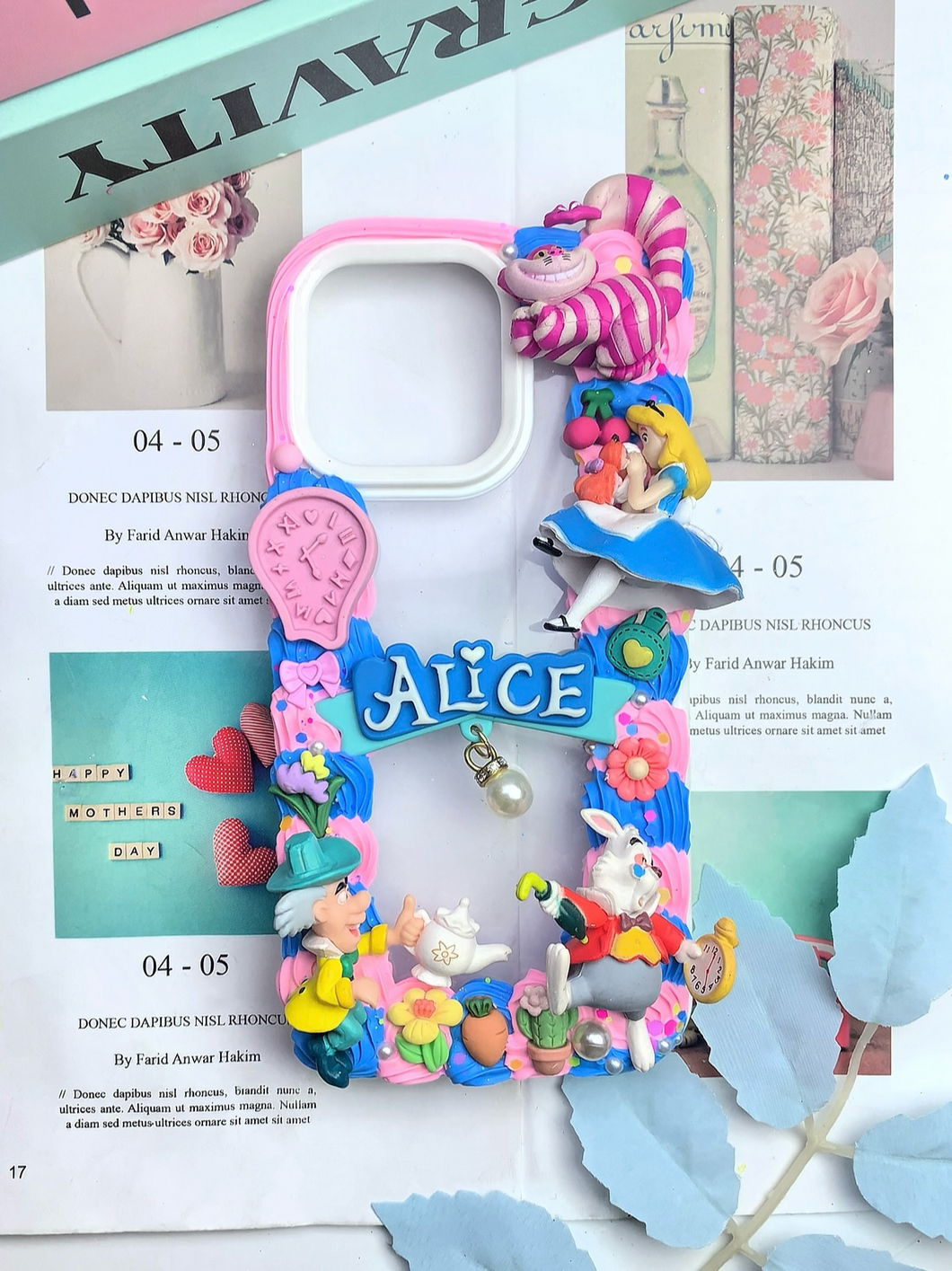 Alice in Wonderland Princess Decoden Phone Cases For Any Phone Model Princess