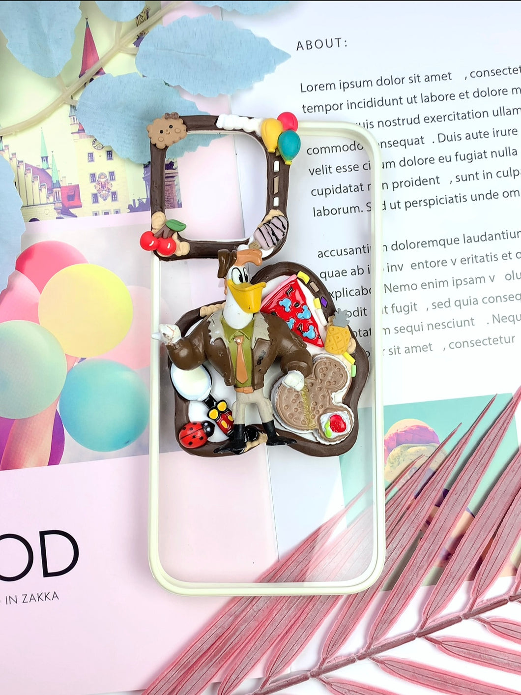 Donald Duck Decoden Phone Cases For Any Phone Model