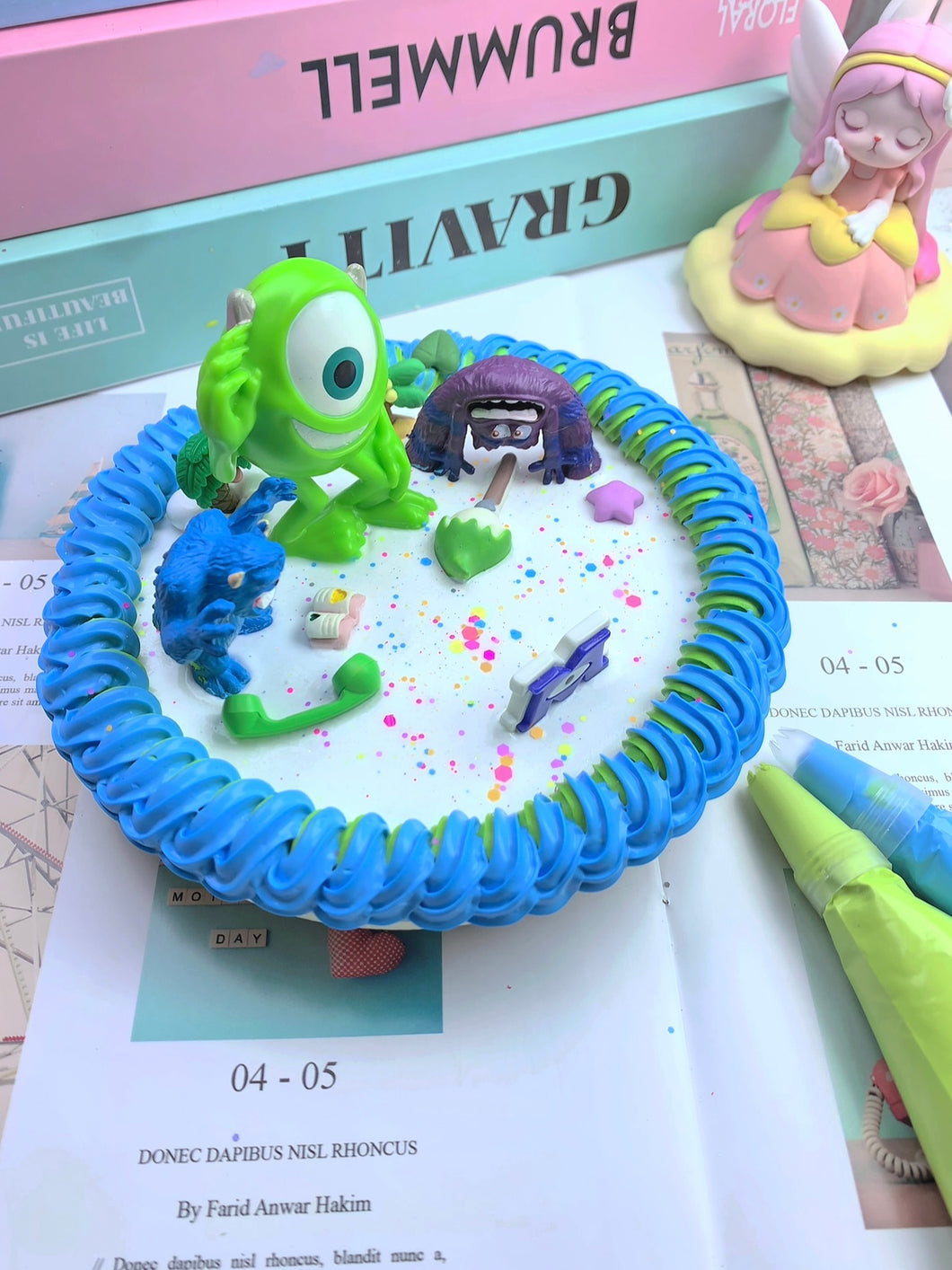 Monster INC. Handmade Decoden Phone/Tablet Stand