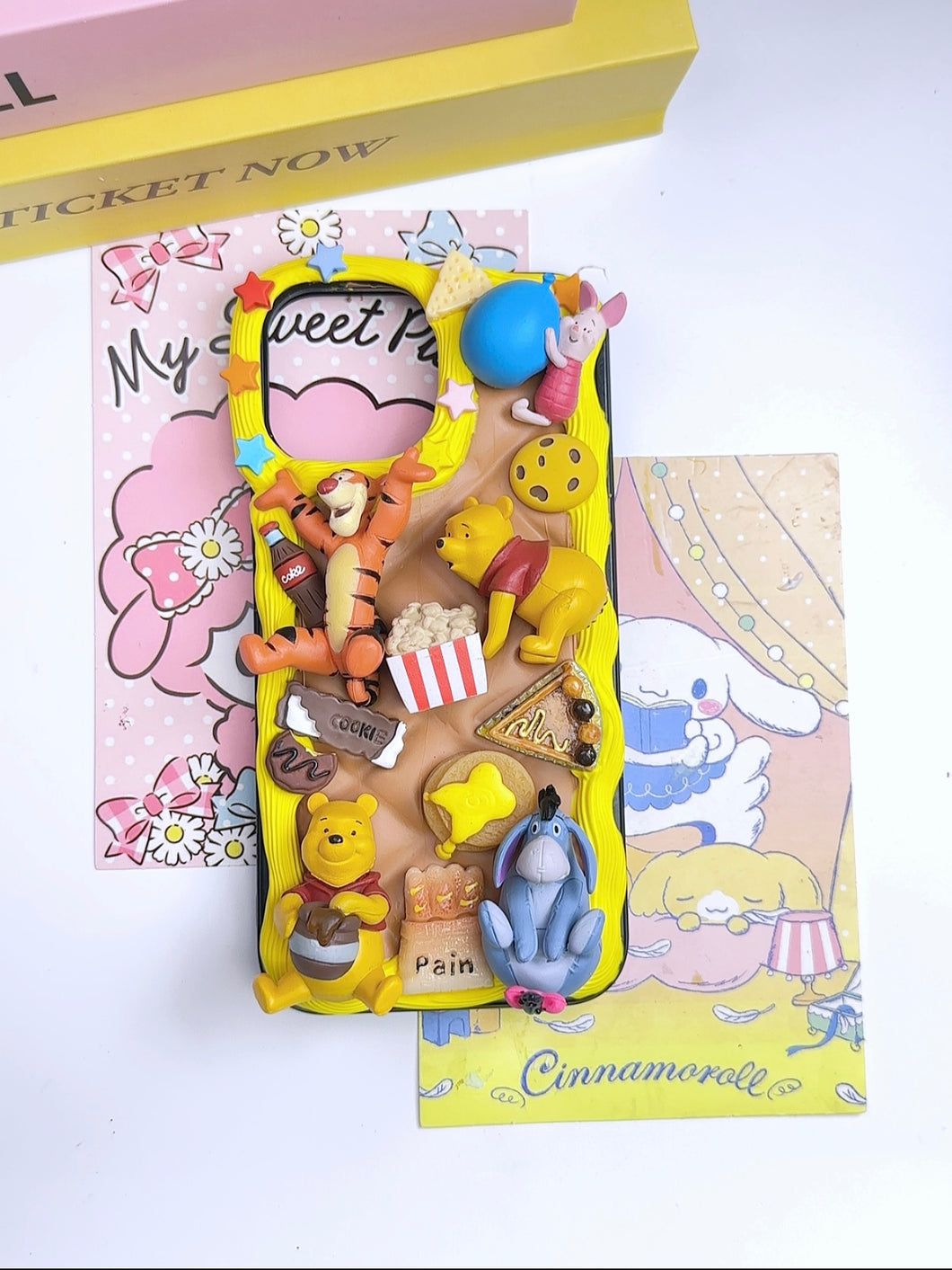 Winnie the Pooh Decoden Phone Case For Any Phone Model