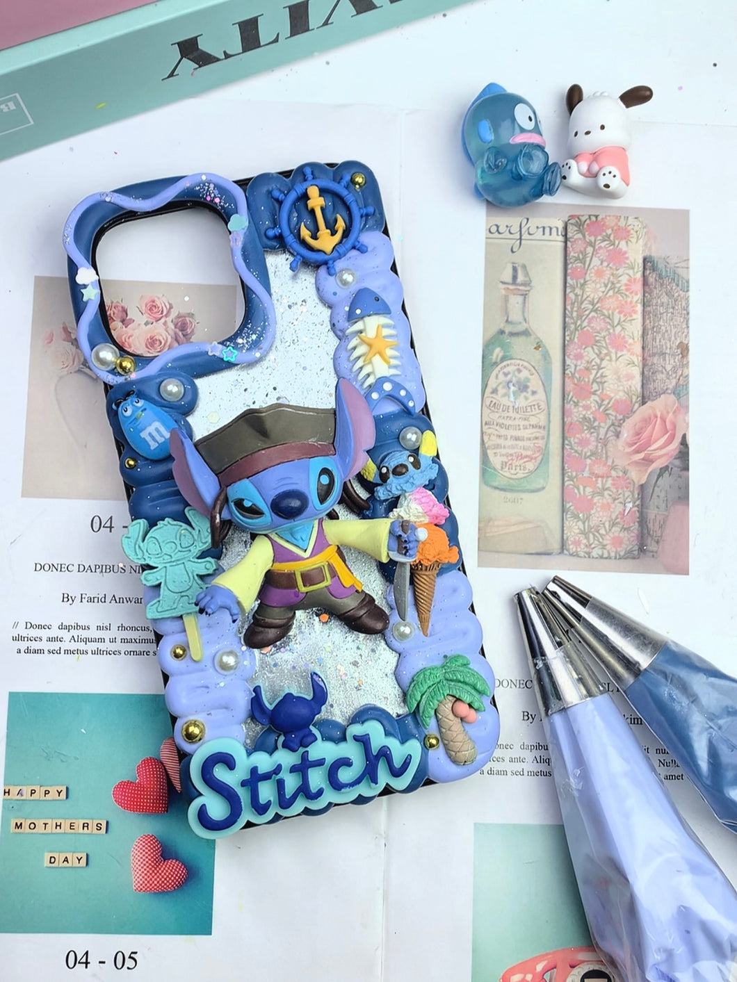 Pirates Stitch Decoden Phone Cases For Any Phone Model