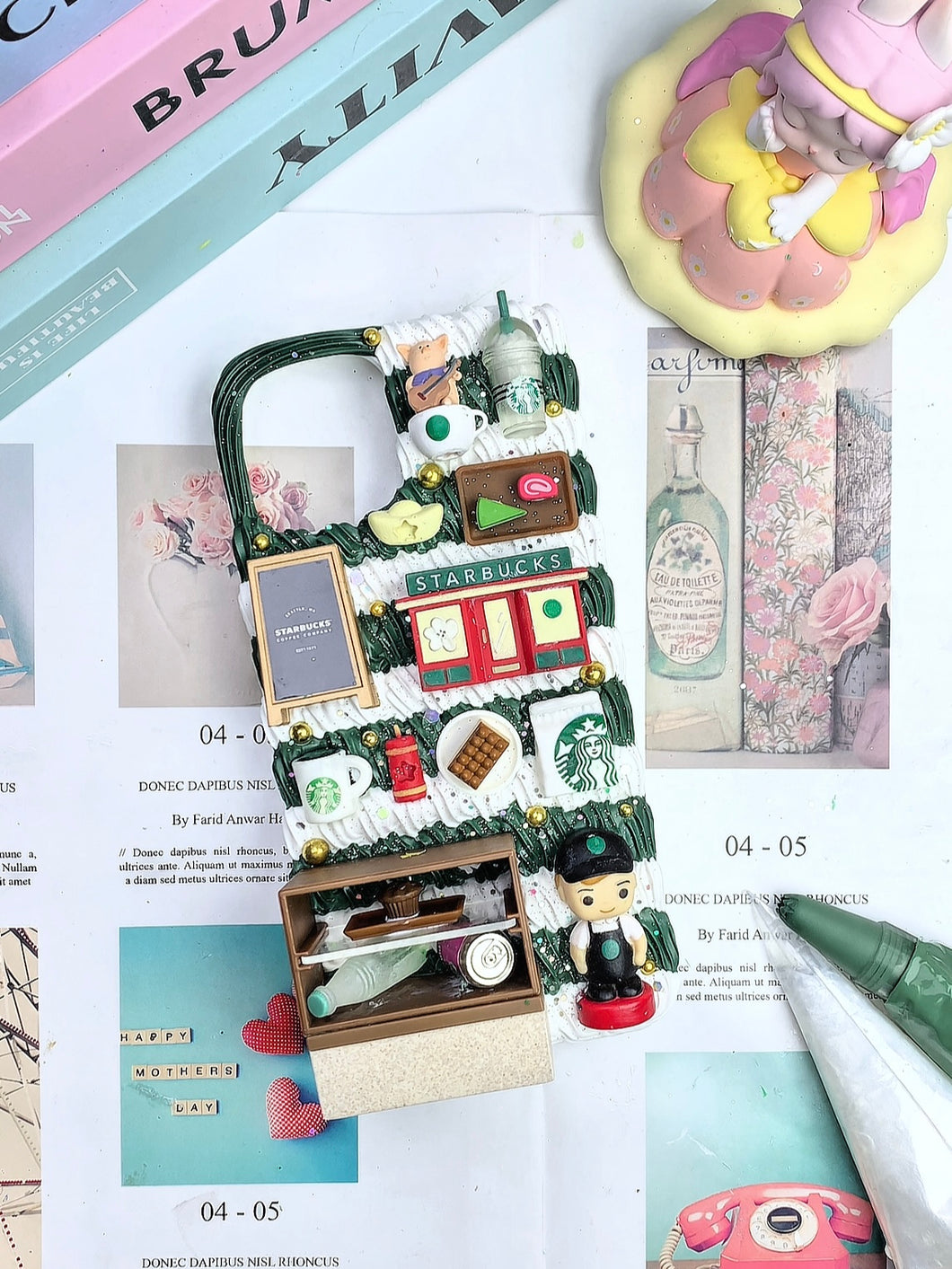 Starbucks Decoden Phone Case For Any Phone Model