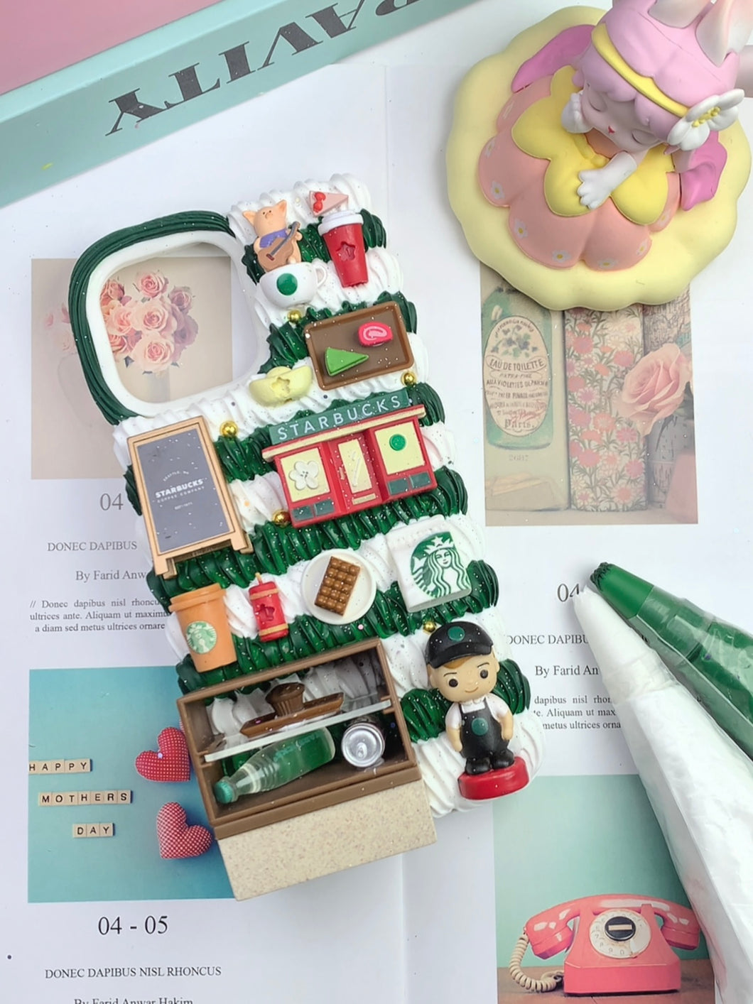 Starbucks Decoden Phone Case For Any Phone Model