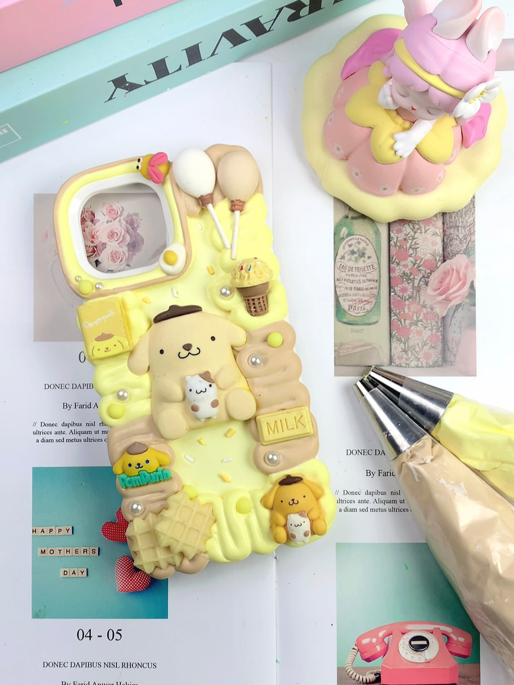 Sanrio Pompompurin Decoden Phone Cases For Any Phone Model