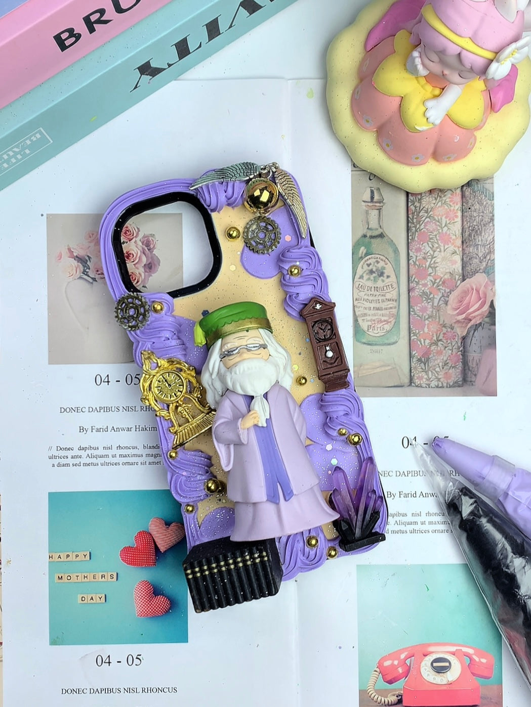 Harry Potter Dumbledore Decoden Phone Case For Any Phone Model