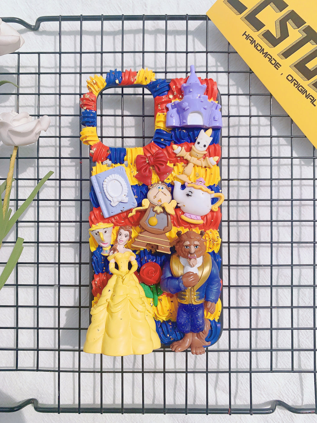 Beauty and Beast Princess Belle Decoden Phone Case For Any Phone Model