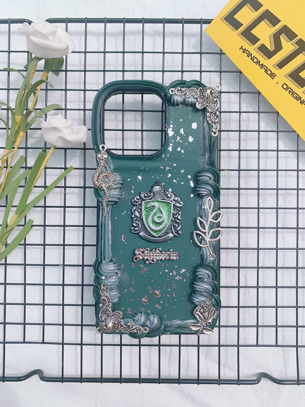 Harry Potter Slytherin Decoden Phone Cases For Any Phone Model