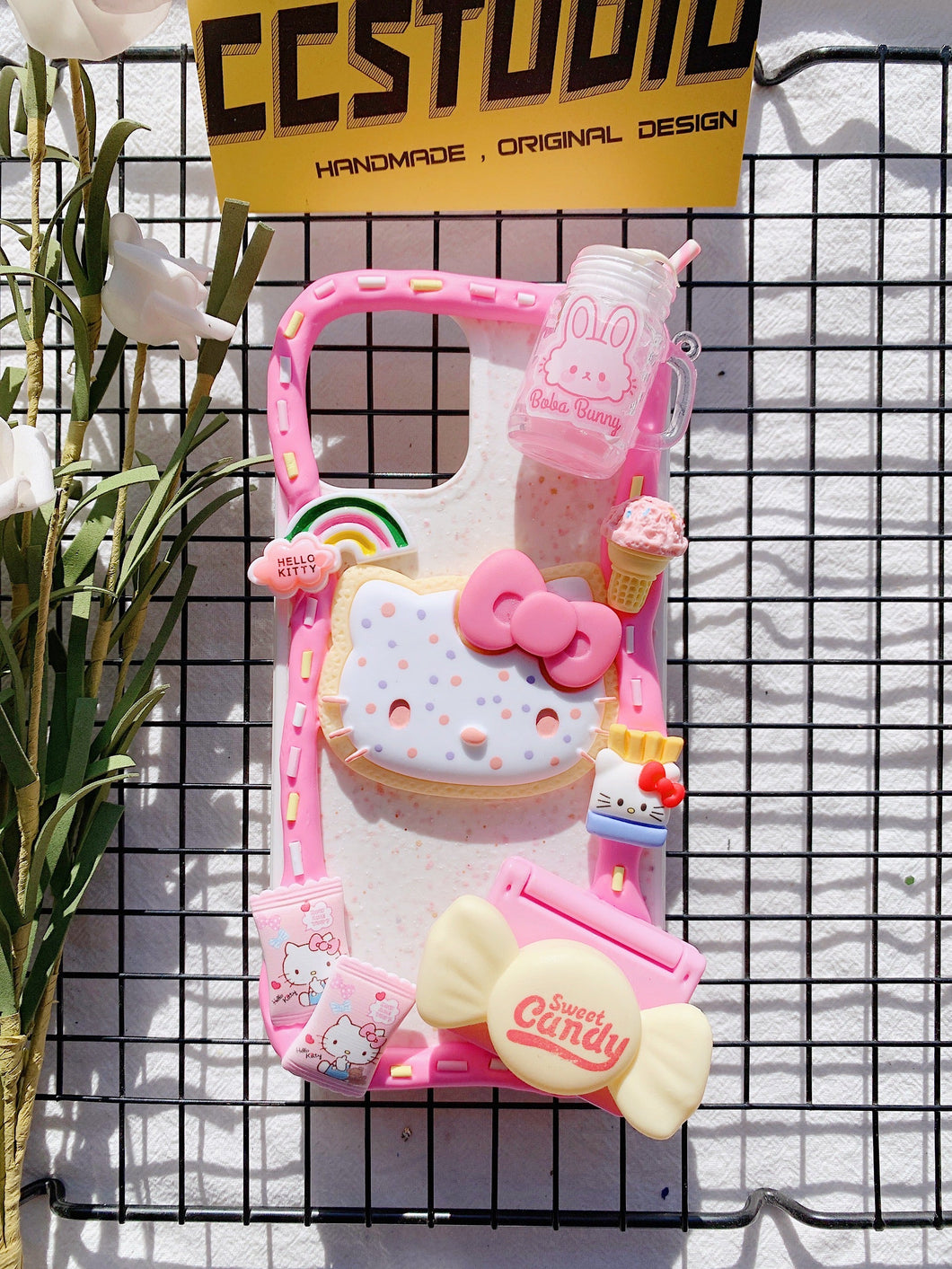 Sanrio Hello Kitty Cookie Decoden Phone Cases For Any Phone Model