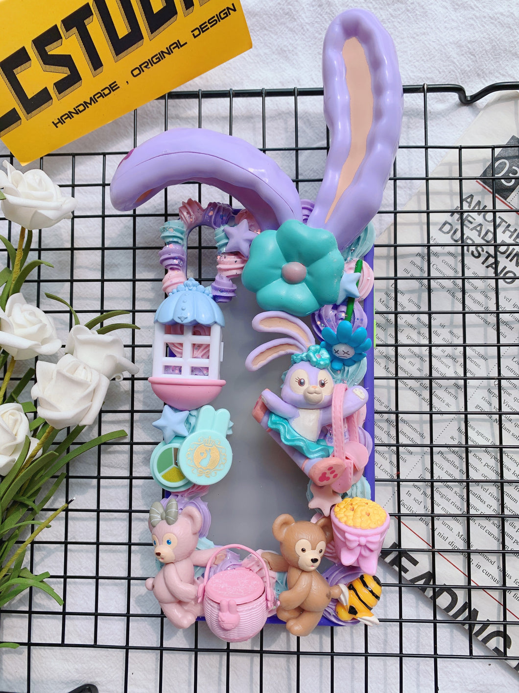 Bunny Handmade Decoden Phone Cases For Any Phone Model