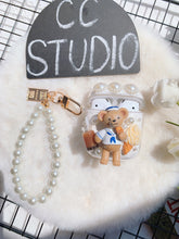 Load image into Gallery viewer, Handmade Decoden Earbud Case For Any Model with Keychain
