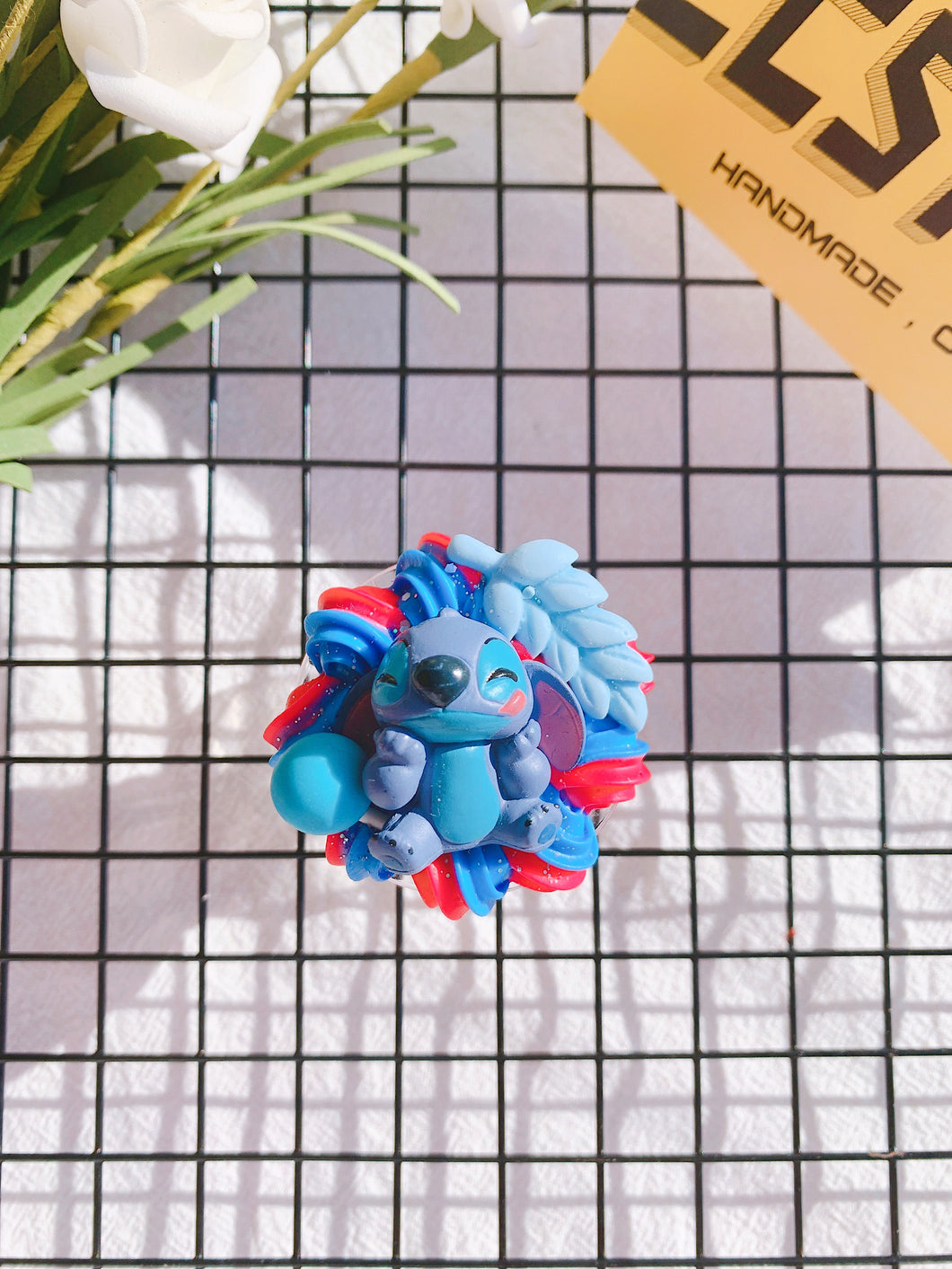 Stitch Decoden PopSocket: Collapsible Grip & Stand for Phones and Tablets