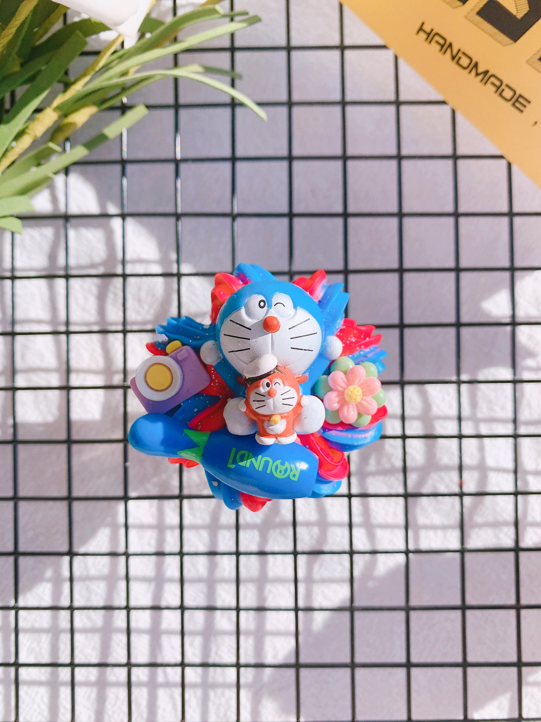 Doraemon Decoden PopSocket: Collapsible Grip & Stand for Phones and Tablets