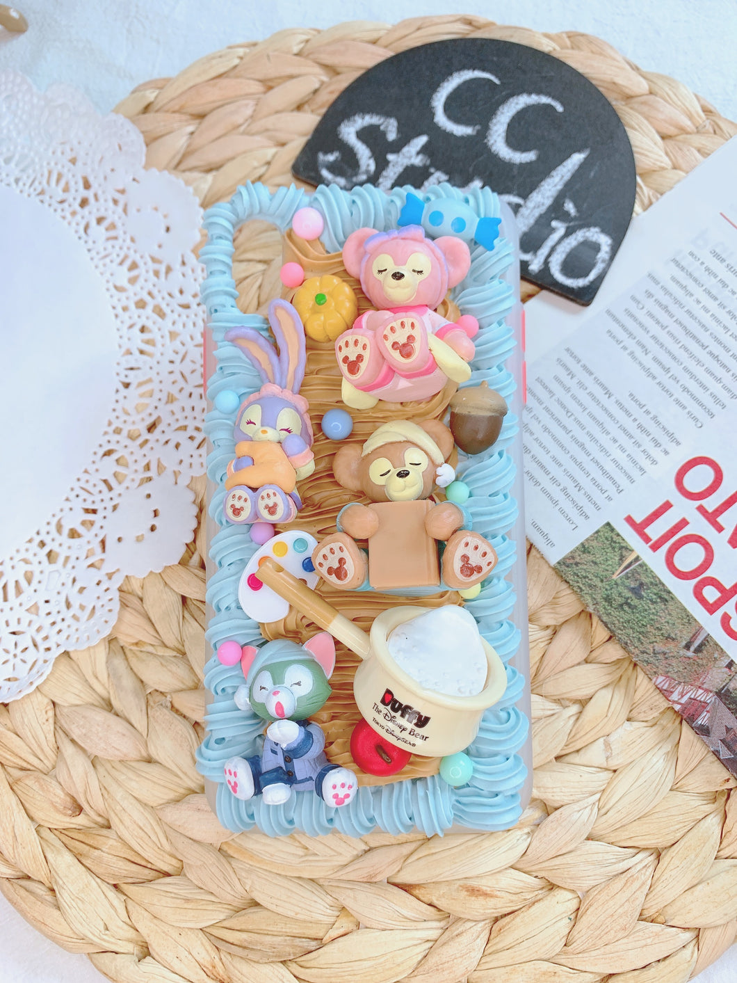 Duffy and Friends Decoden Phone Case For Any Phone Model