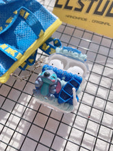 Load image into Gallery viewer, Stitch Decoden Earbud Case For Any Model with Keychain
