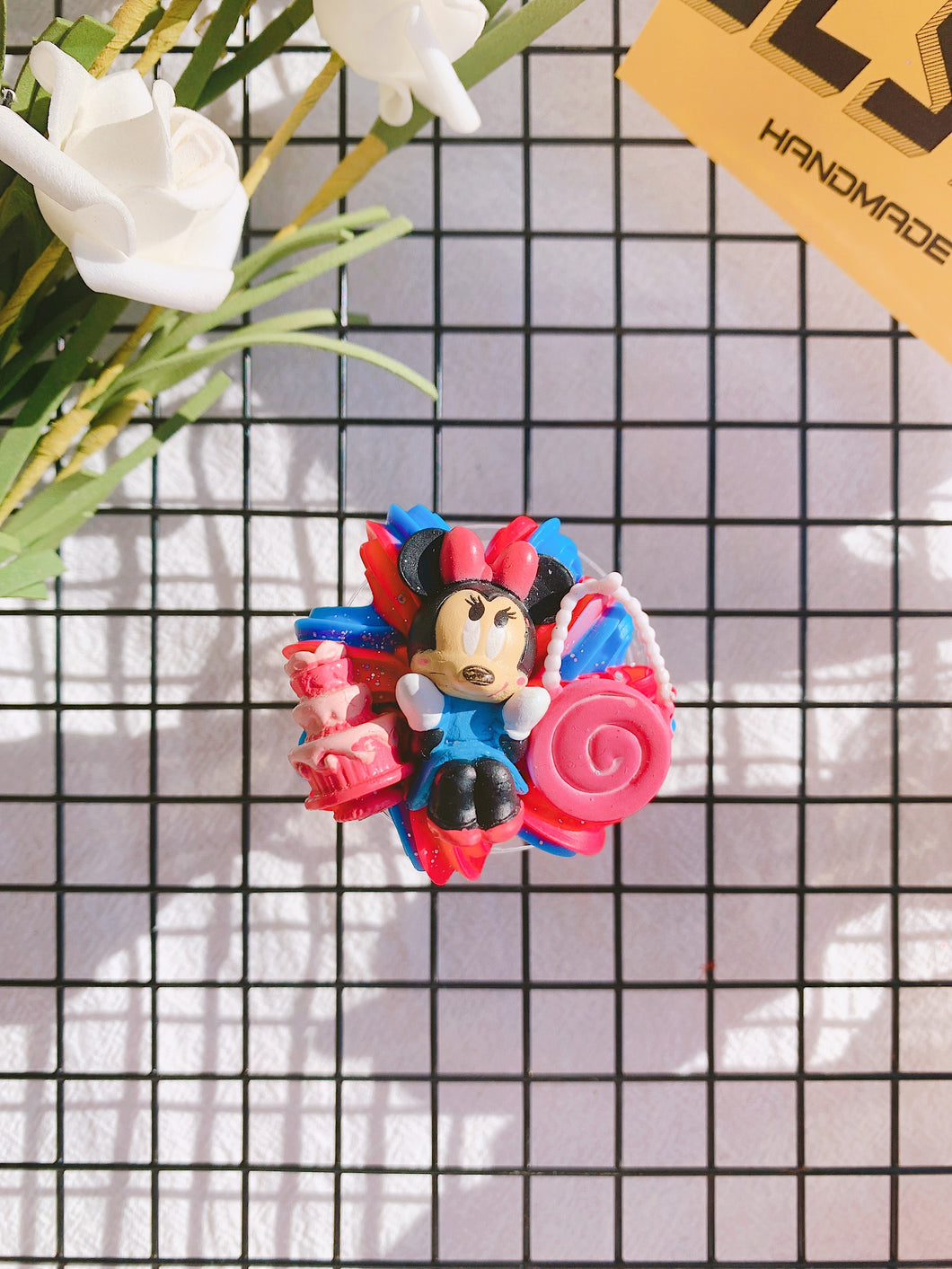 Minnie Decoden PopSocket: Collapsible Grip & Stand for Phones and Tablets