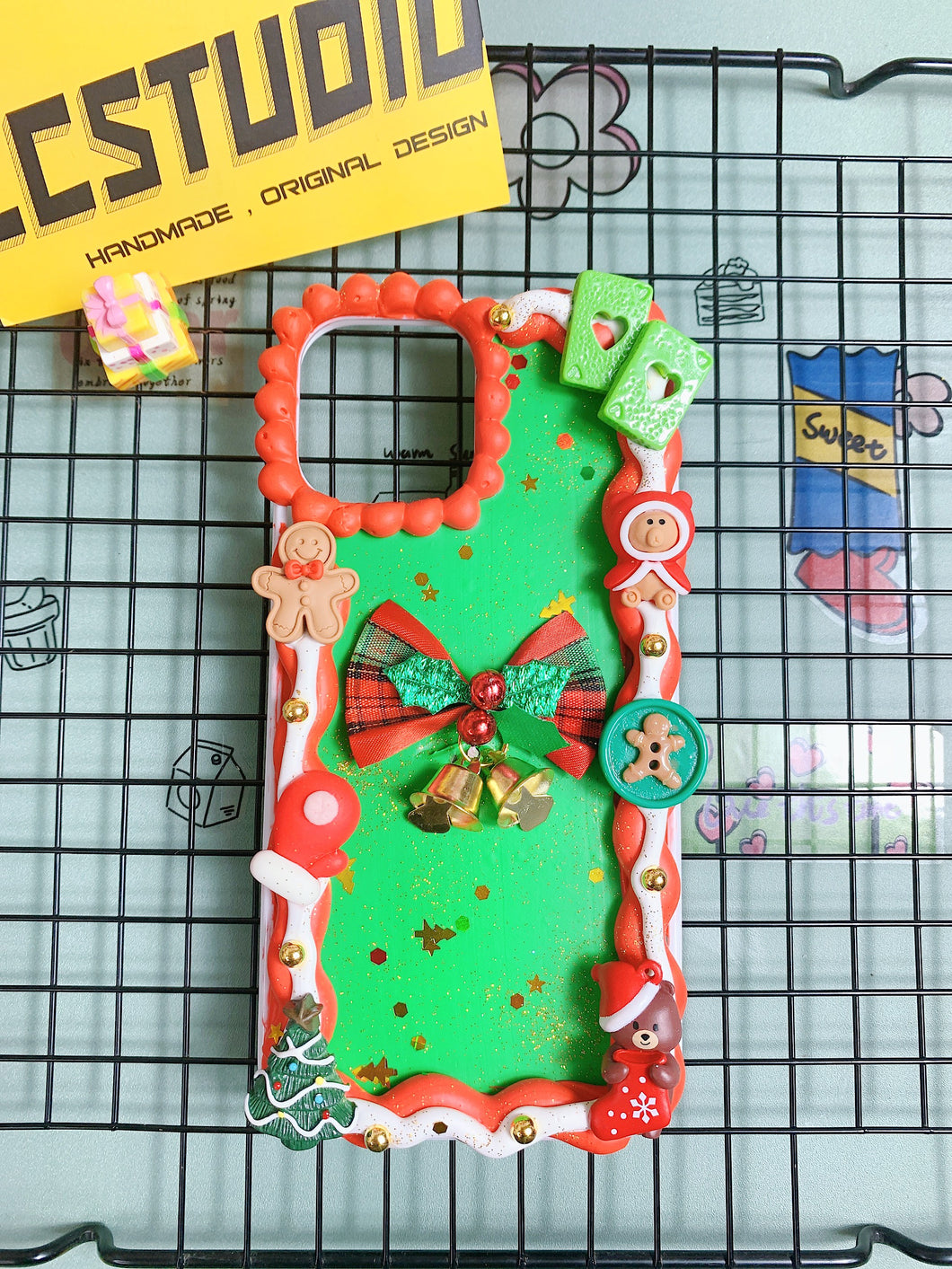 Christmas Jingle Bell Decoden Phone Cases For Any Phone Model