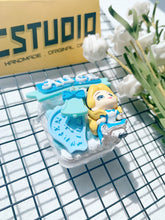 Load image into Gallery viewer, Alice in Wonderland Princess Handmade Decoden Earbud Case For Any Model
