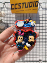 Load image into Gallery viewer, Disney Mickey Minnie Decoden Earbud Case AirPods Case For Any Model with Keychain
