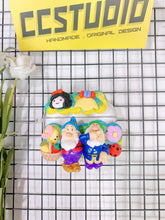 Load image into Gallery viewer, Snow White Princess Handmade Decoden Earbud Case For Any Model
