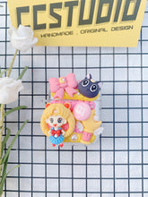 Load image into Gallery viewer, Sailor Moon Decoden Earbud Case For Any Model
