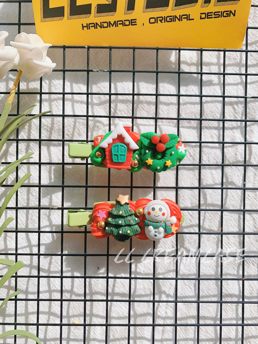 Christmas Decoden Hair Clip