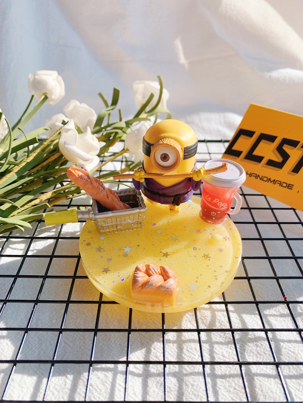 Minions Resin Phone Tablet Stand