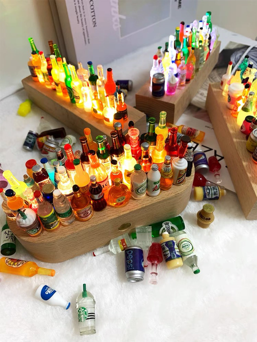 【DIY PACKAGE】 Mini Bottles Night Lamp